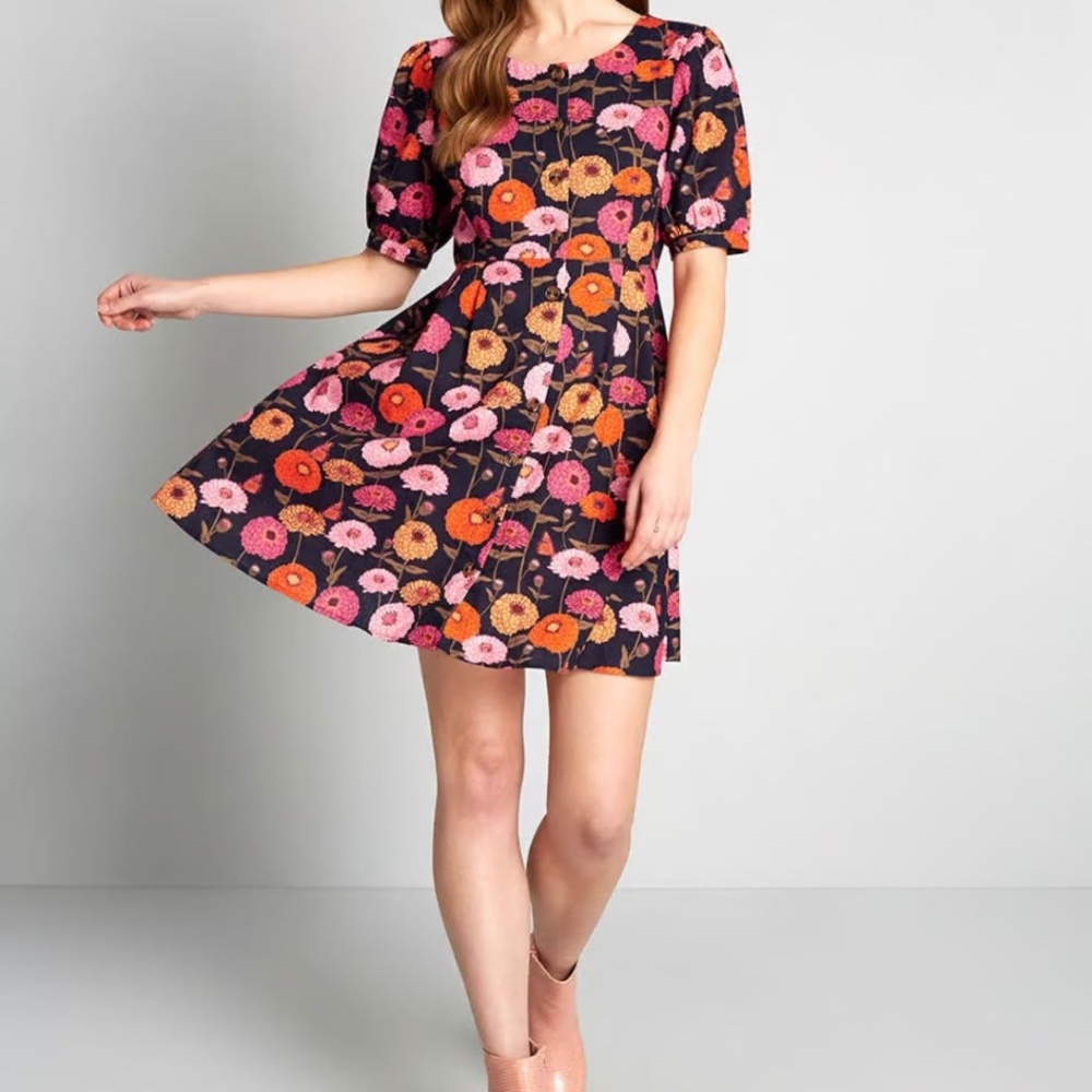 Princess Highway Visited By Butterflies Mini Dress AU12